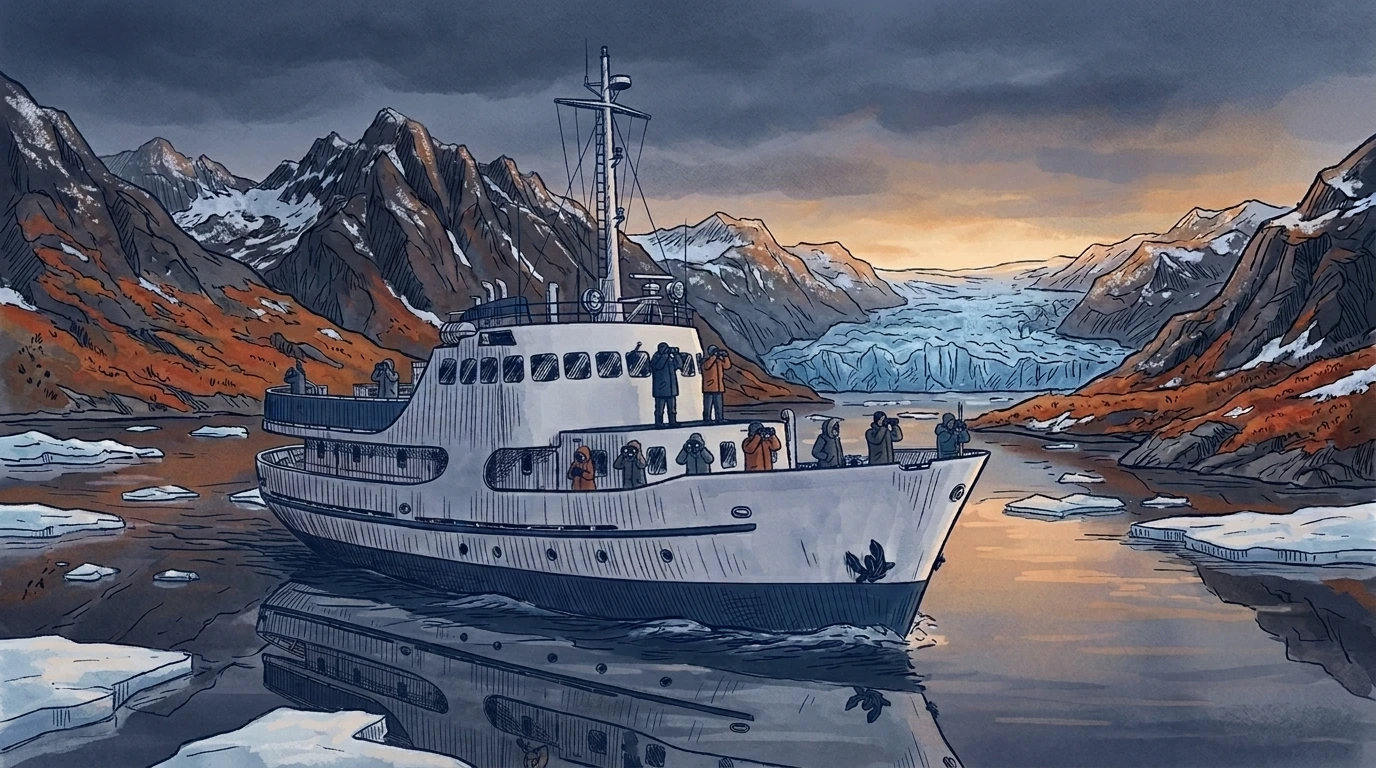 Observation depuis le navire en petit groupe de 12 passagers